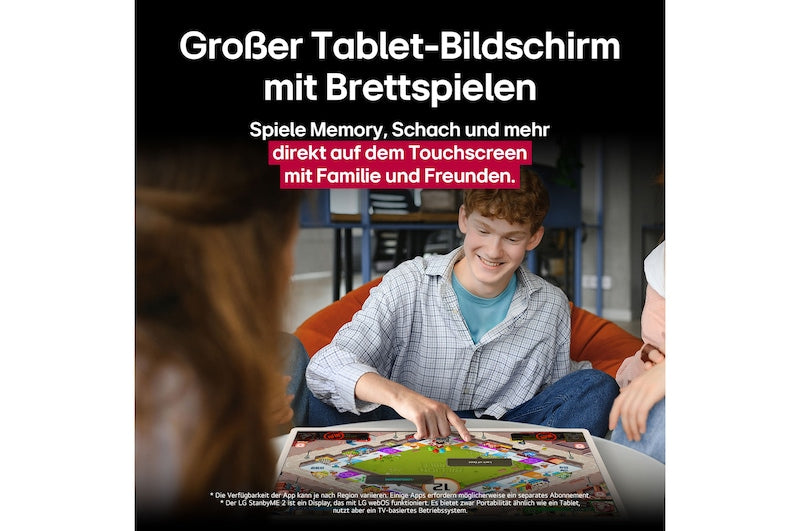 LG StanbyME 2 - Superportabler 27-Zoll-Touchscreen