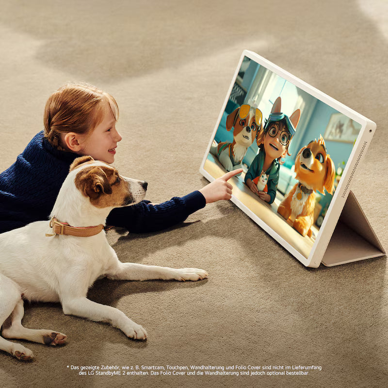 LG StanbyME 2 - Superportabler 27-Zoll-Touchscreen