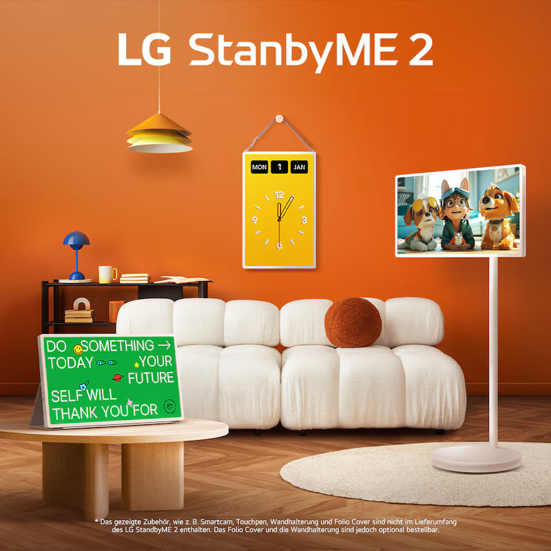 LG StanbyME 2 - Superportabler 27-Zoll-Touchscreen